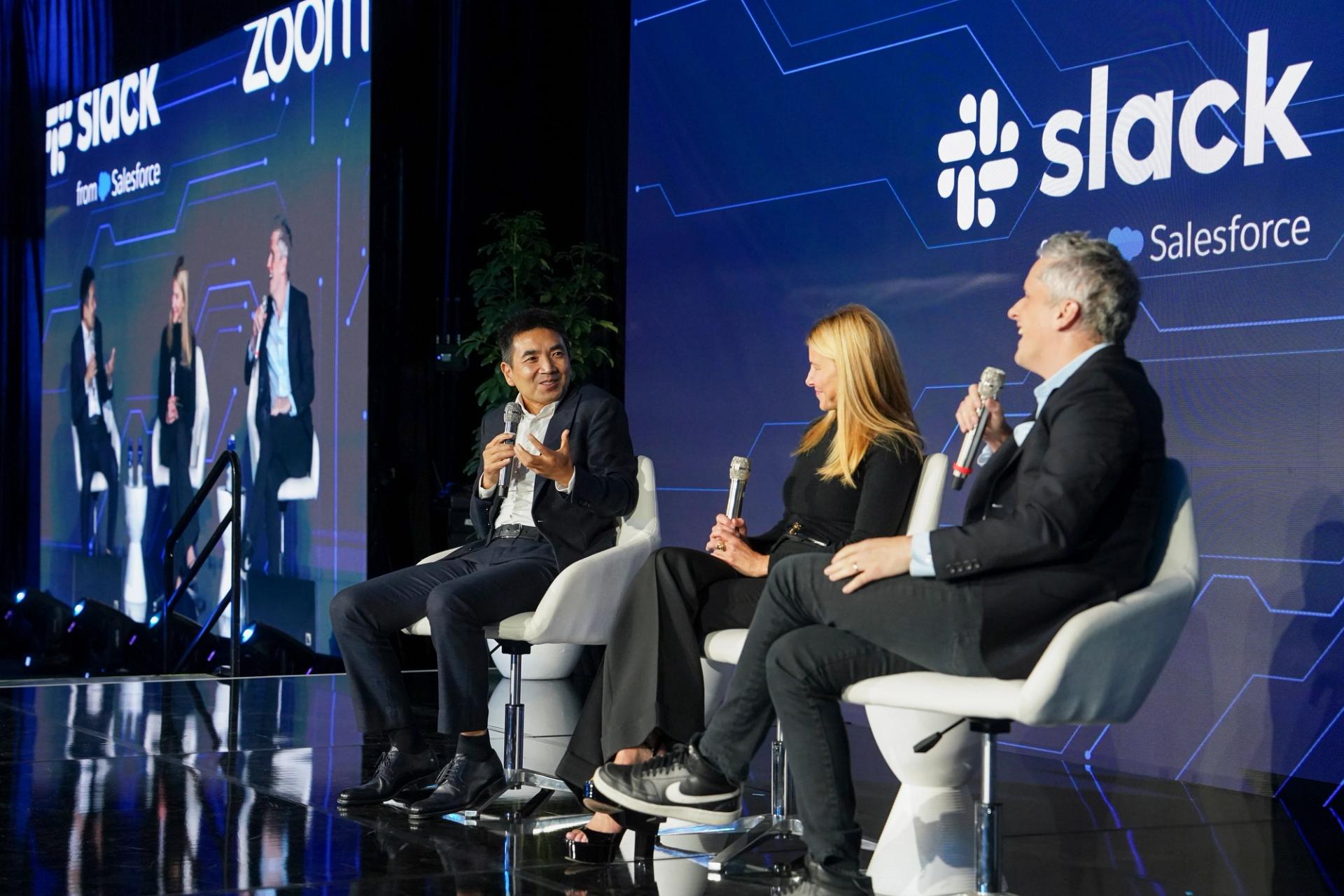 The CEOs of Box and Zoom at the BoxWorks Summit