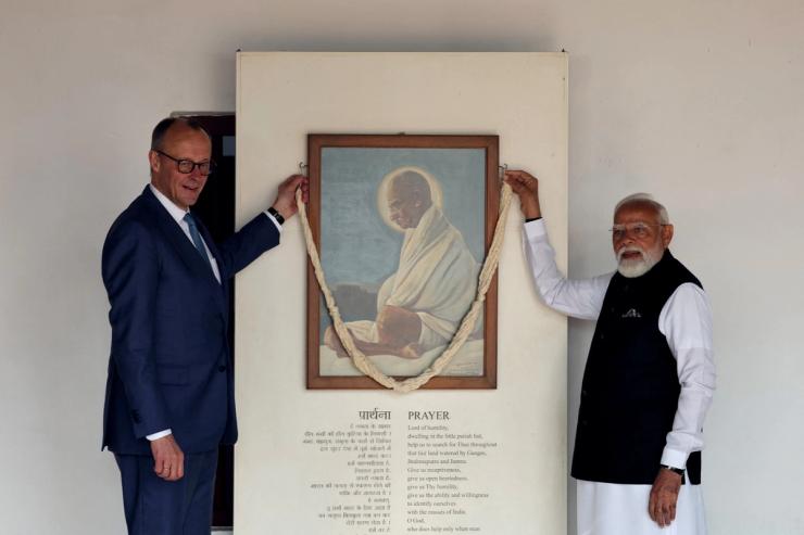 German Chancellor Friedrich Merz and India Prime Minister Narendra Modi