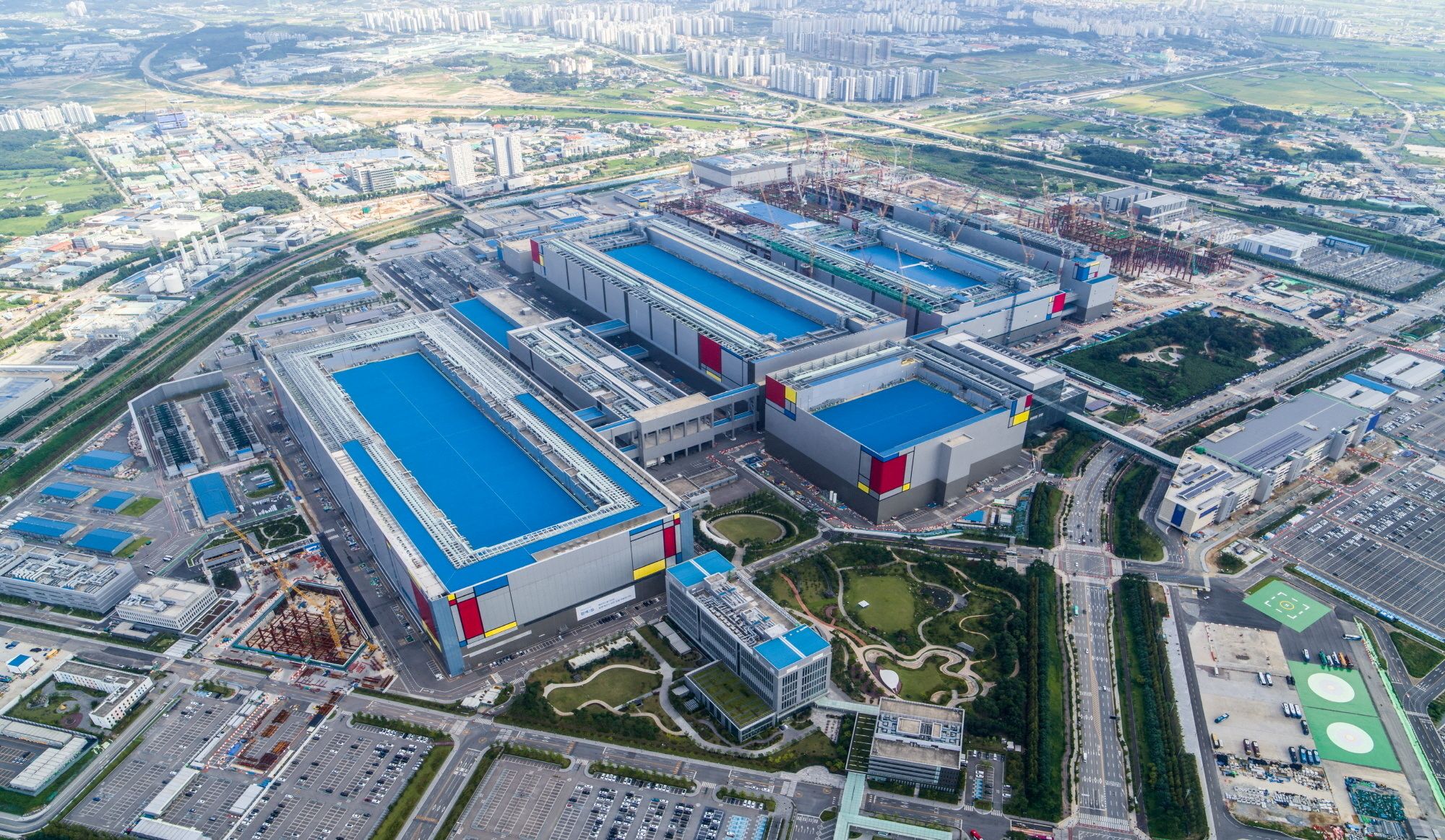 A Samsung chip plant in Pyeongtaek, South Korea.