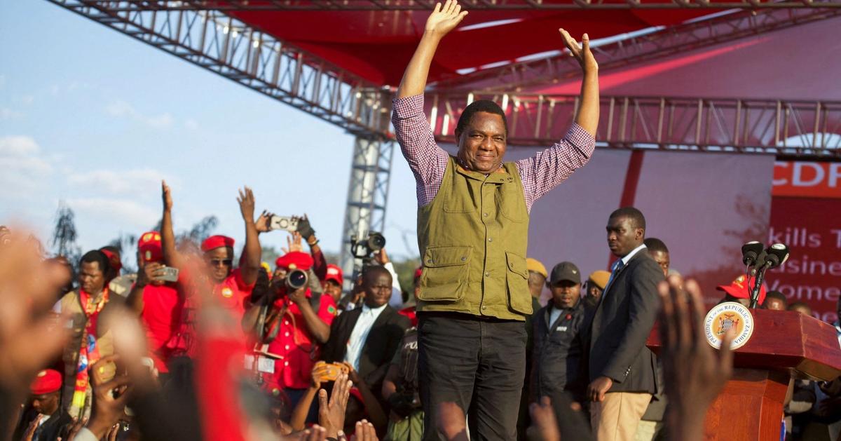 Zambia’s pro-business president wins second term in controversial election