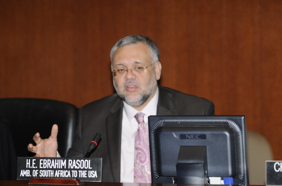 South African Ambassador to the US Ebrahim Rasool