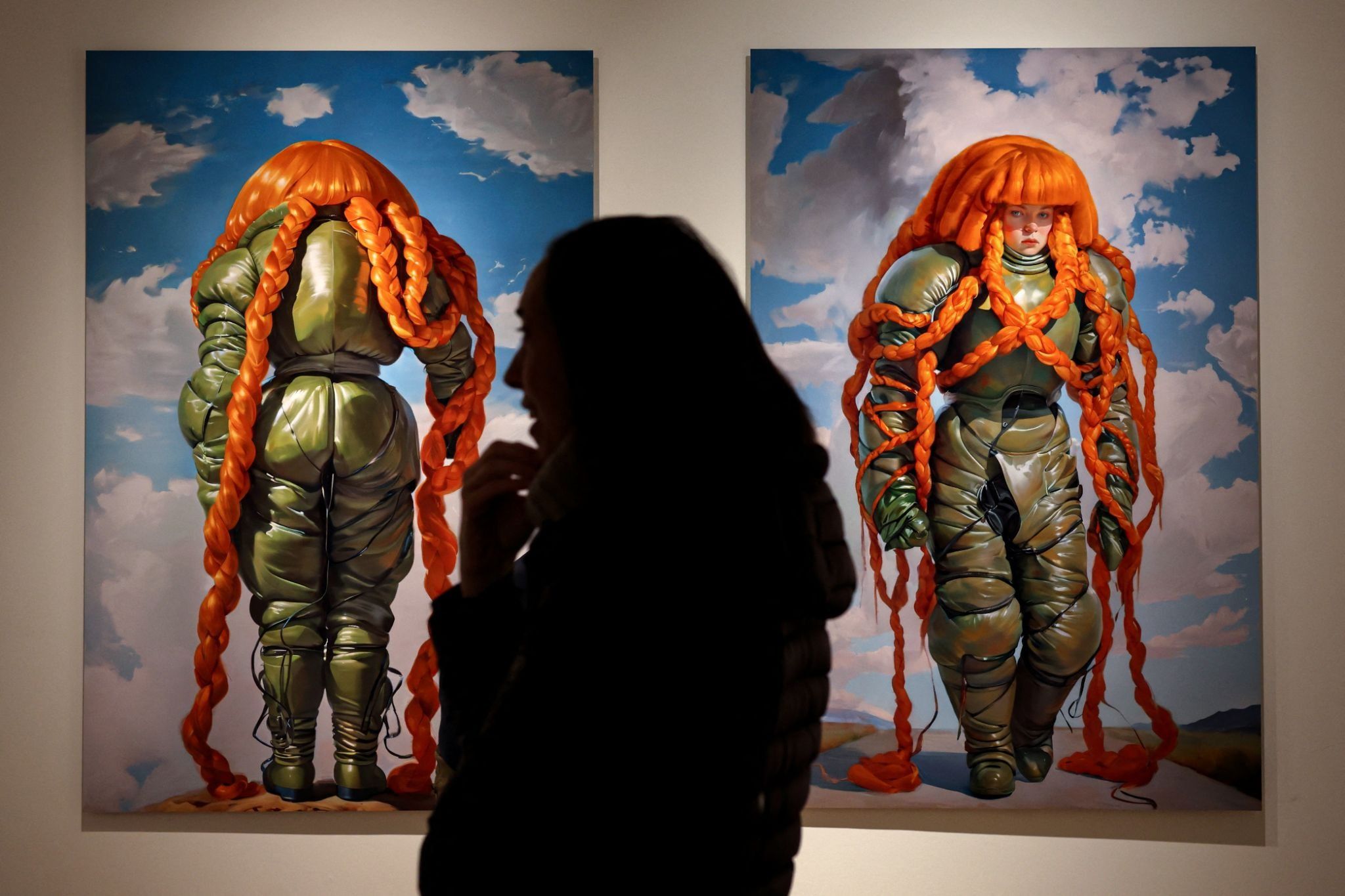 A photo of AI-generated art. 