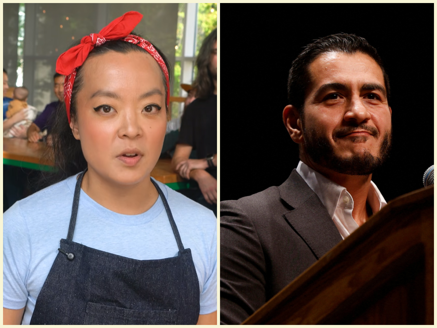 Francesca Hong and Abdul El-Sayed 