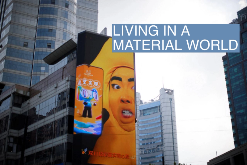 An advertisement promoting Alibaba’s Singles’ Day shopping festival is pictured, following the coronavirus disease (COVID-19) outbreak in Shanghai, China