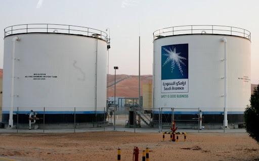 Saudi Aramco oil tanks