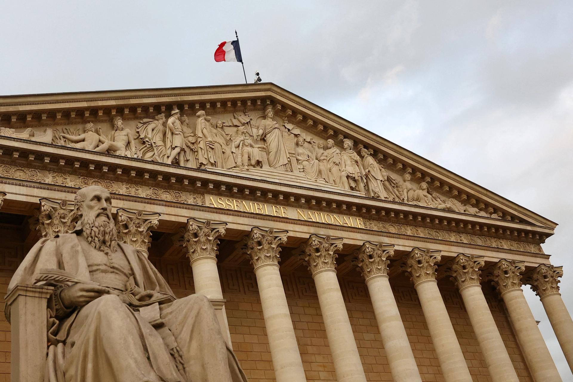 The National Assembly in Paris. 