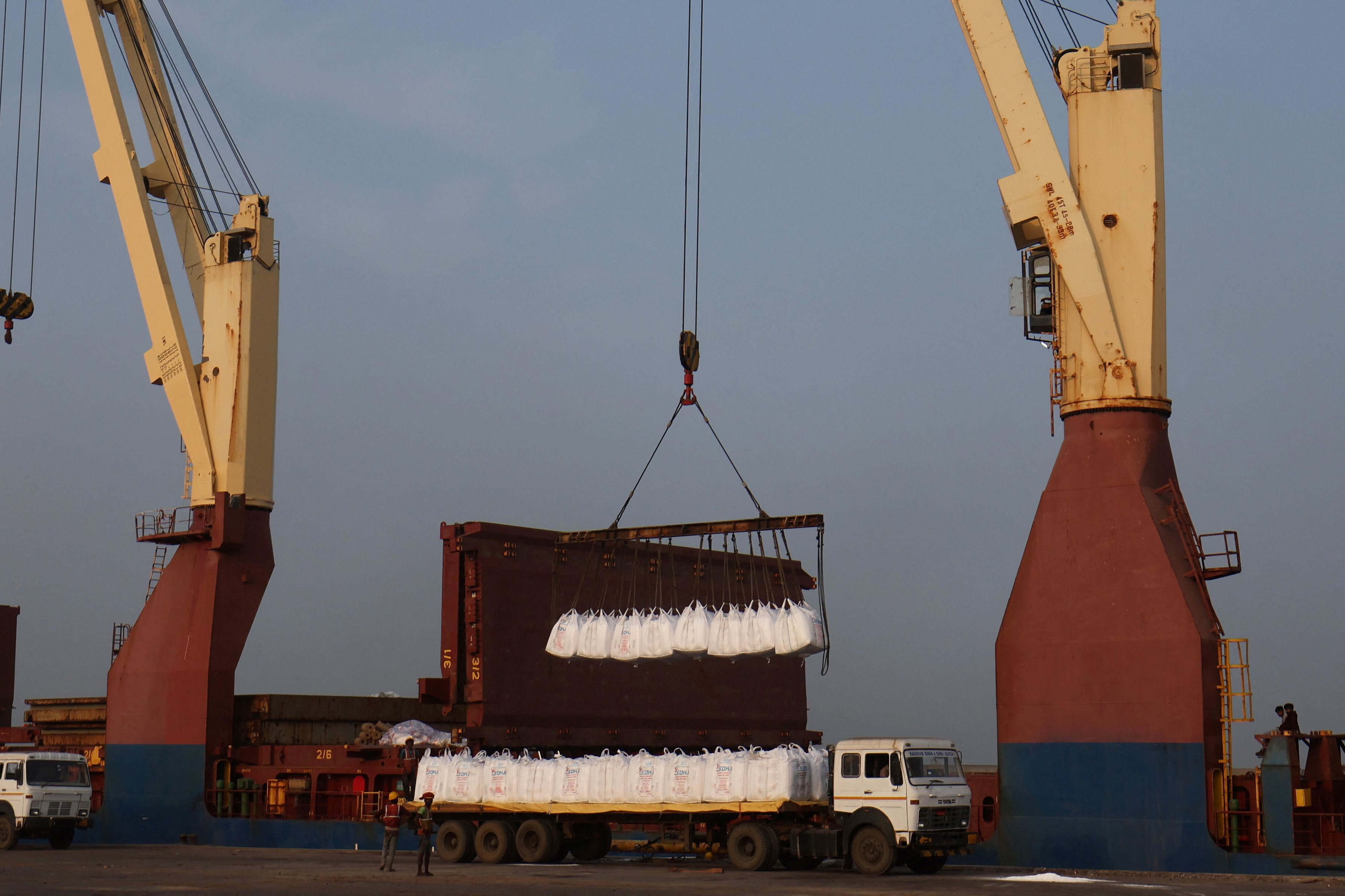 Sodium getting shipped. 