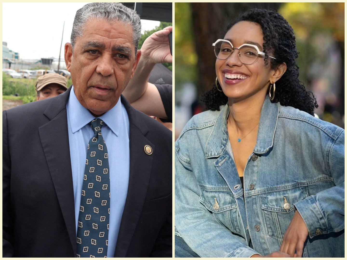 Adriano Espaillat and Darializa Avila Chevalier