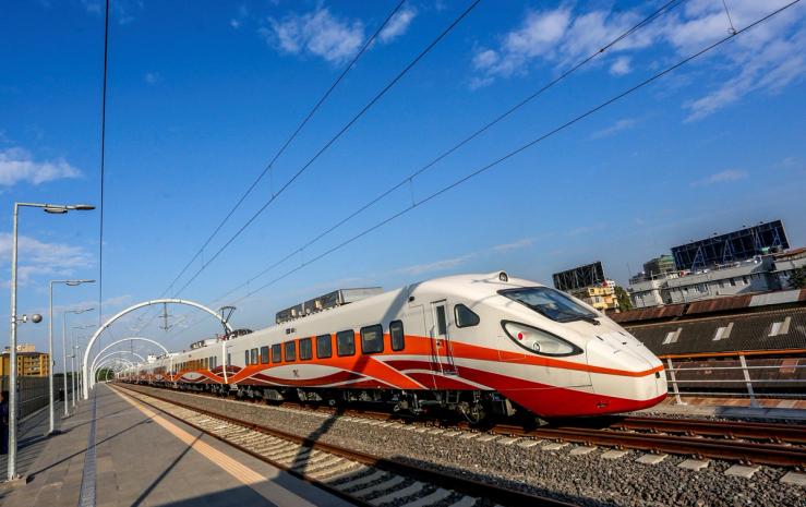 Tanzania’s passenger electric train operated by Tanzania Railway Corporation, unveiled in 2024.