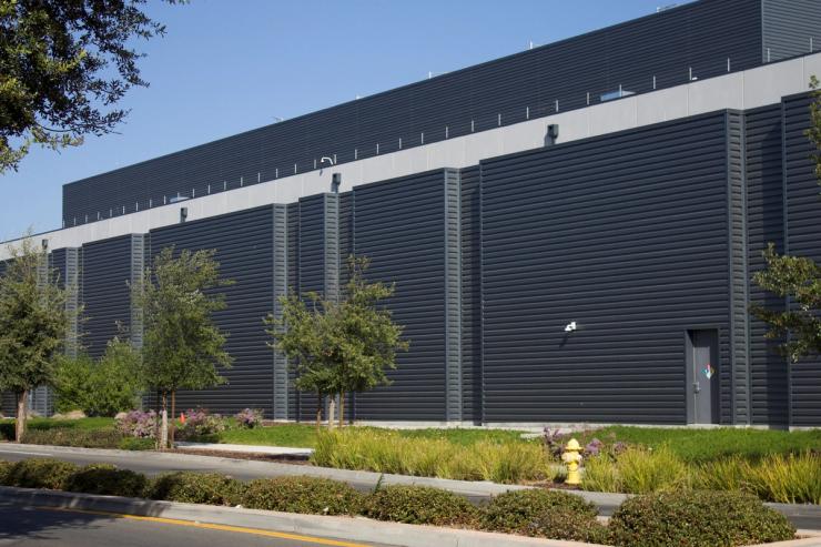 Exterior of Equinix SV11 data center in San Jose, California.