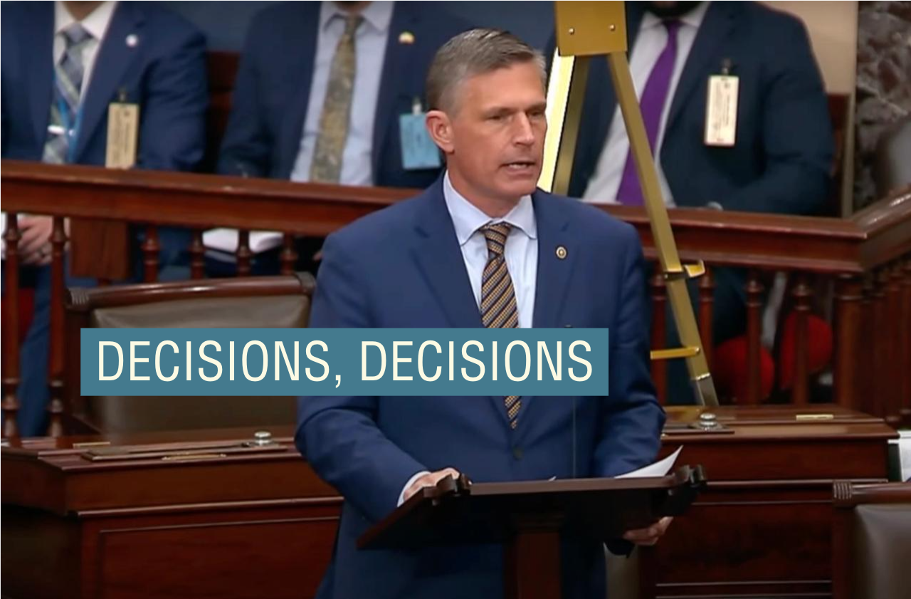 Sen. Martin Heinrich, R-N.M. speaking in 2024