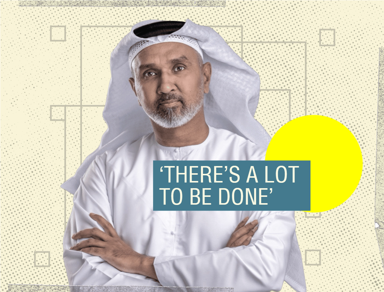 A graphic showing Syed Basar Shueb, CEO of IHC.