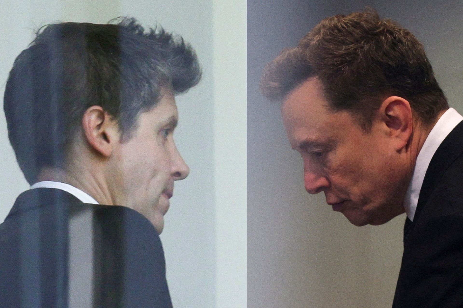 A combination photo shows CEO of OpenAI Sam Altman (L) on April 28, 2026 and Elon Musk on April 29, 2026 during the trial in Elon Musk’s lawsuit over OpenAI for-profit conversion at a federal courthouse in Oakland, California, U.S. 