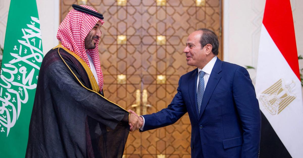 Egypt commits to backing Saudi Arabia in the conflict with the Houthis. Egypt commits to backing Saudi Arabia in the conflict with the Houthis.