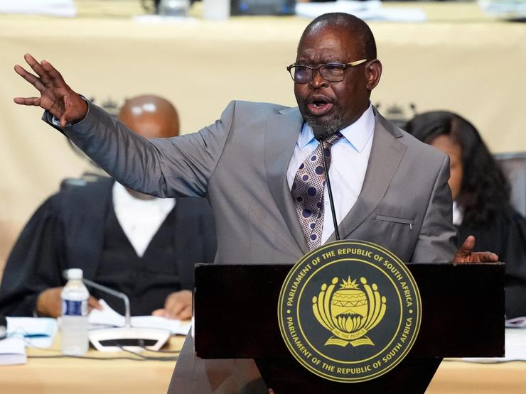 South African Minister of Finance Enoch Godongwana.