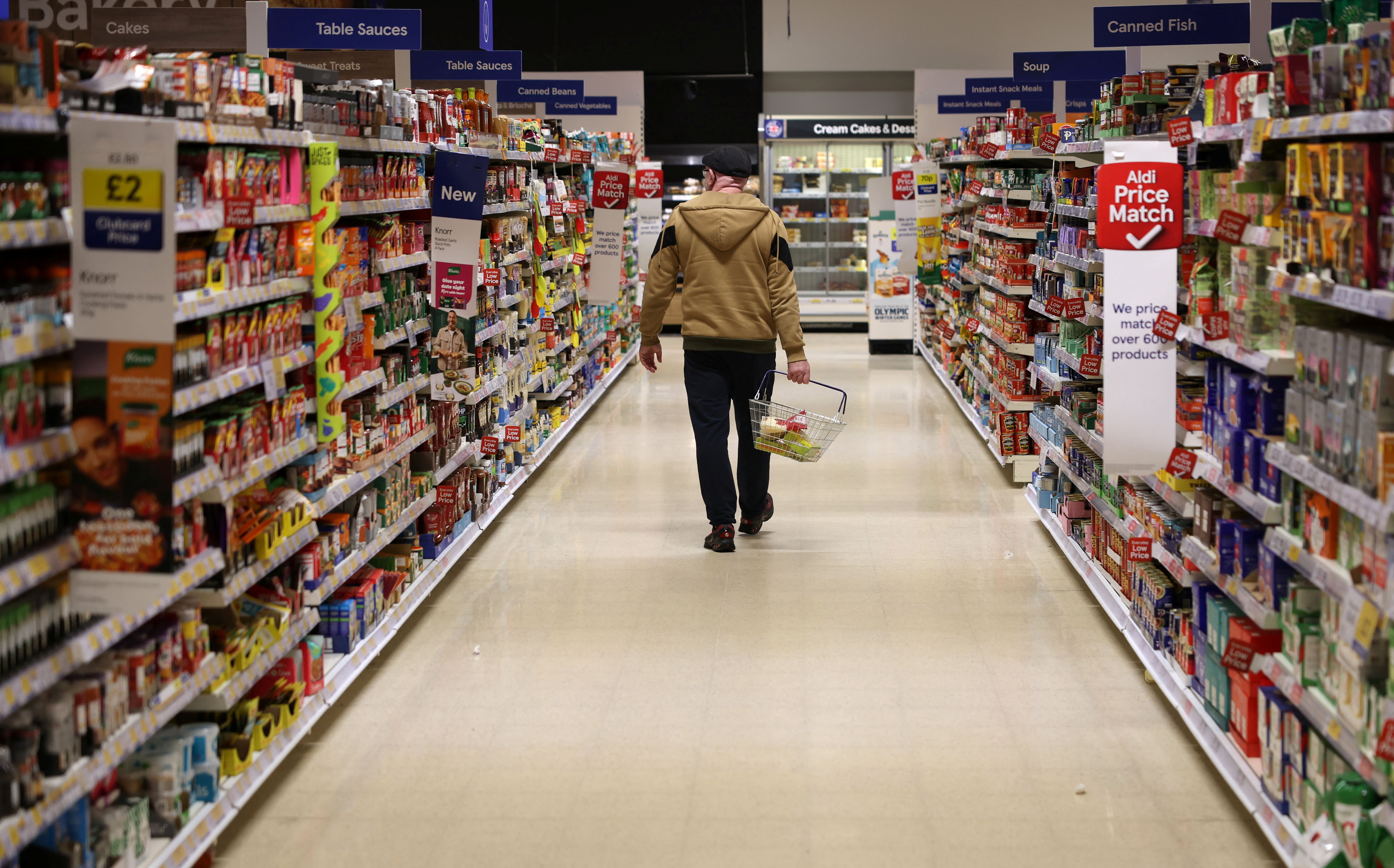 UK government urges public to stockpile food