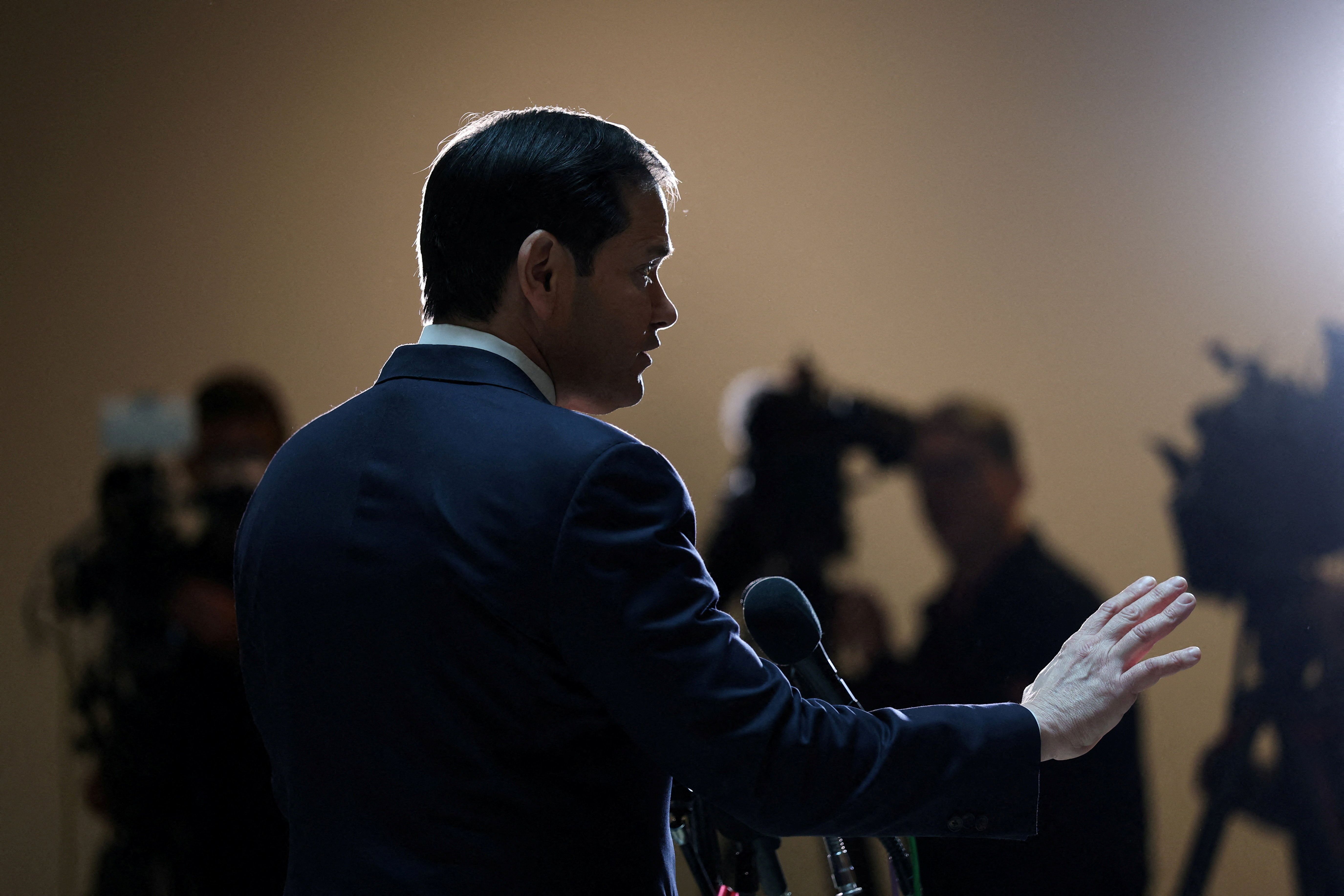 Secretary of State Marco Rubio on Capitol Hill