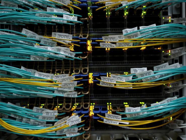 A Microsoft data center in Ireland