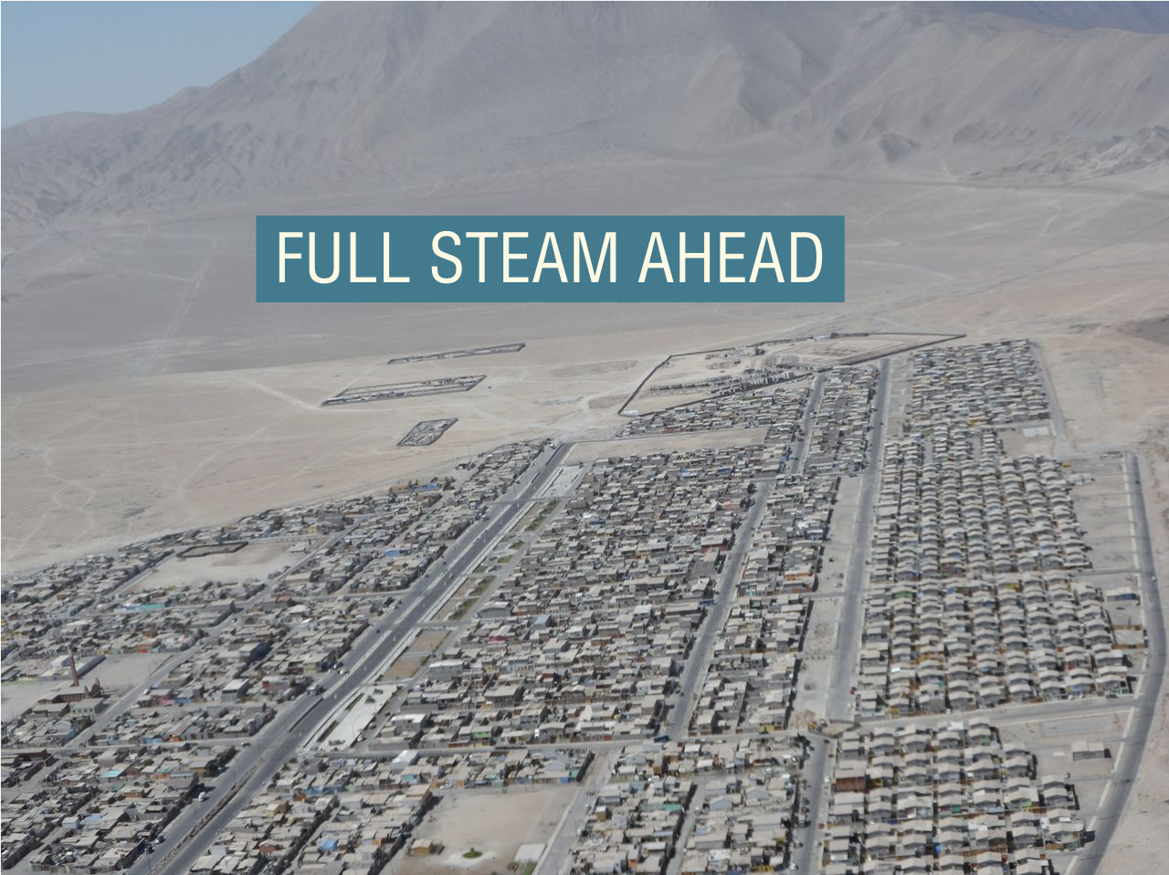 智利阿尔托医院的航拍照片。