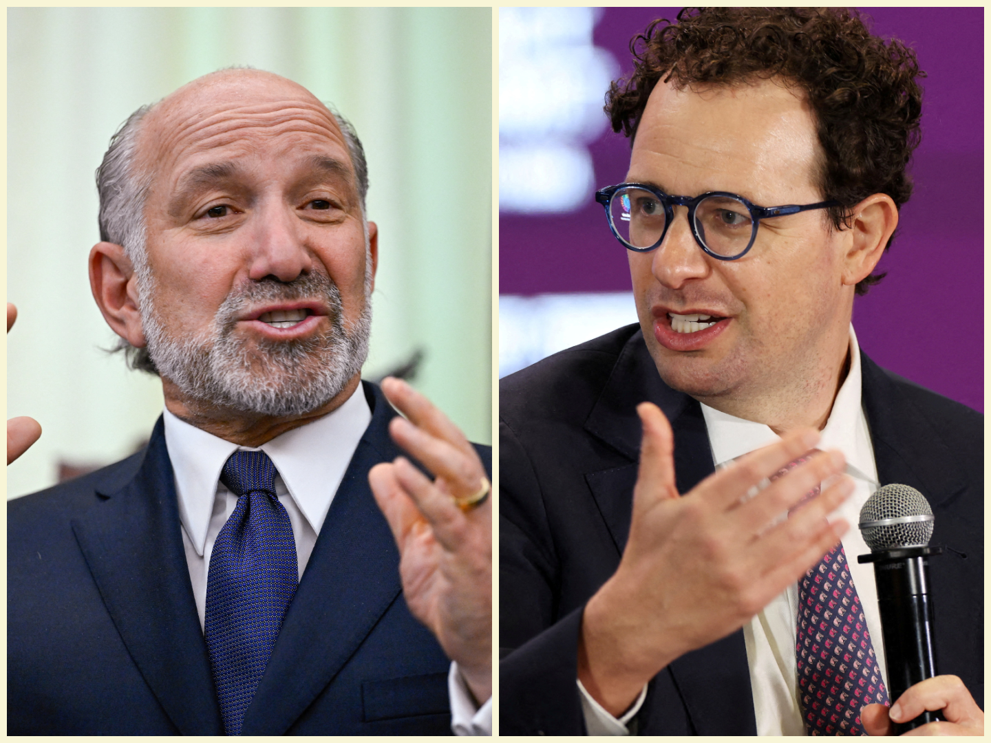 Howard Lutnick and Anthropic CEO Dario Amodei