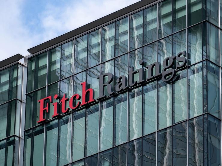 Fitch Ratings Agency headquarters in London.