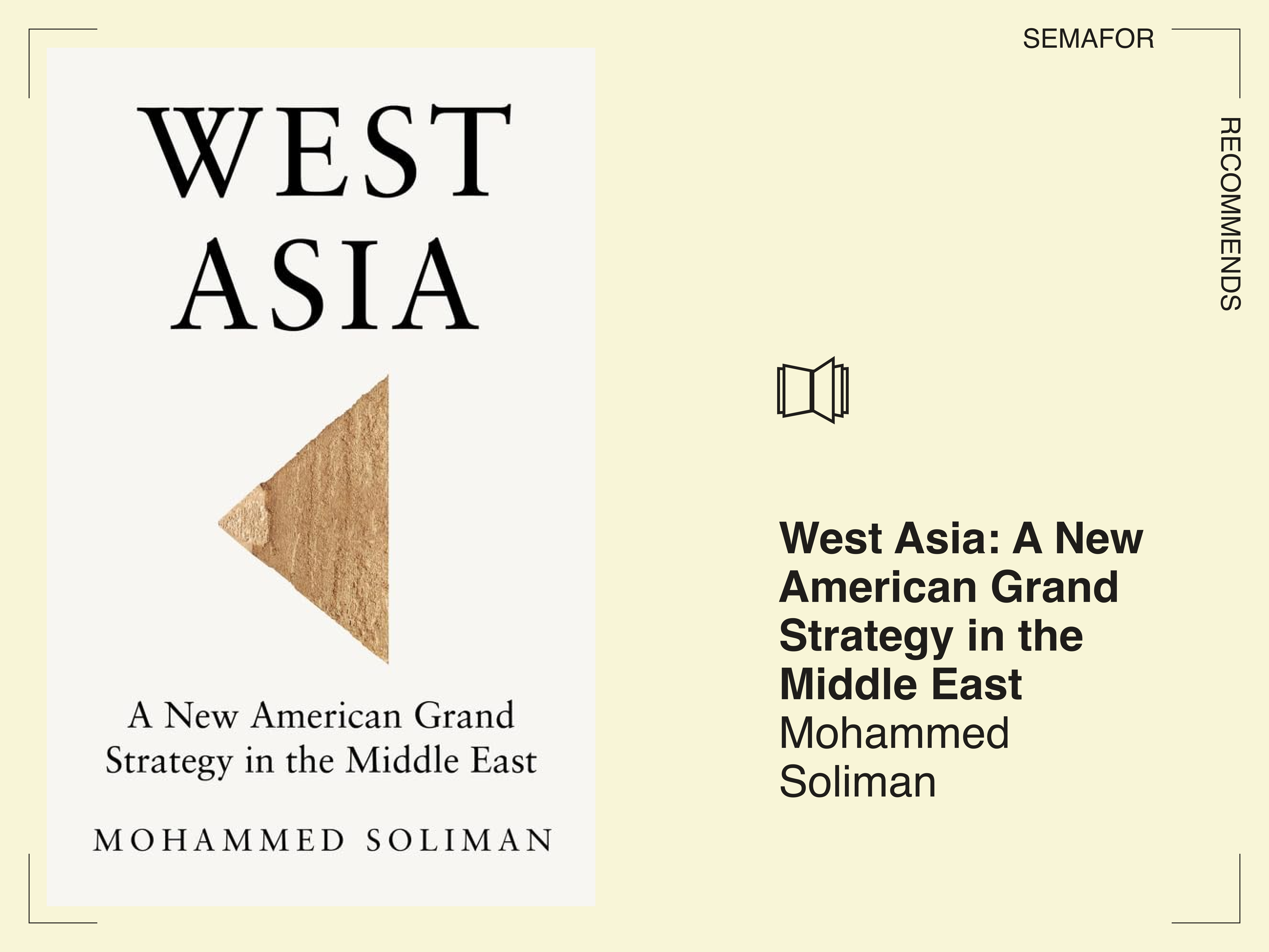 West Asia: a new American Grand Strategy in the Middle East