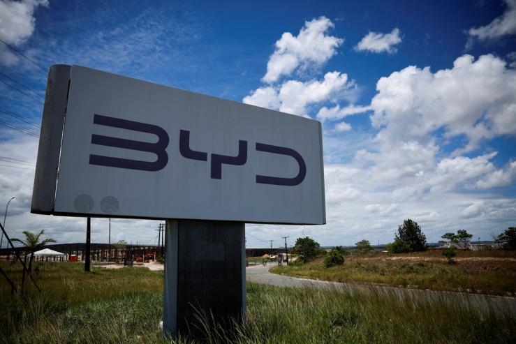 BYD’s construction site in Camacari, Brazil