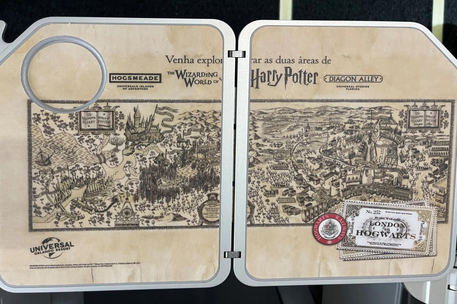 The Harry Potter tray tables.