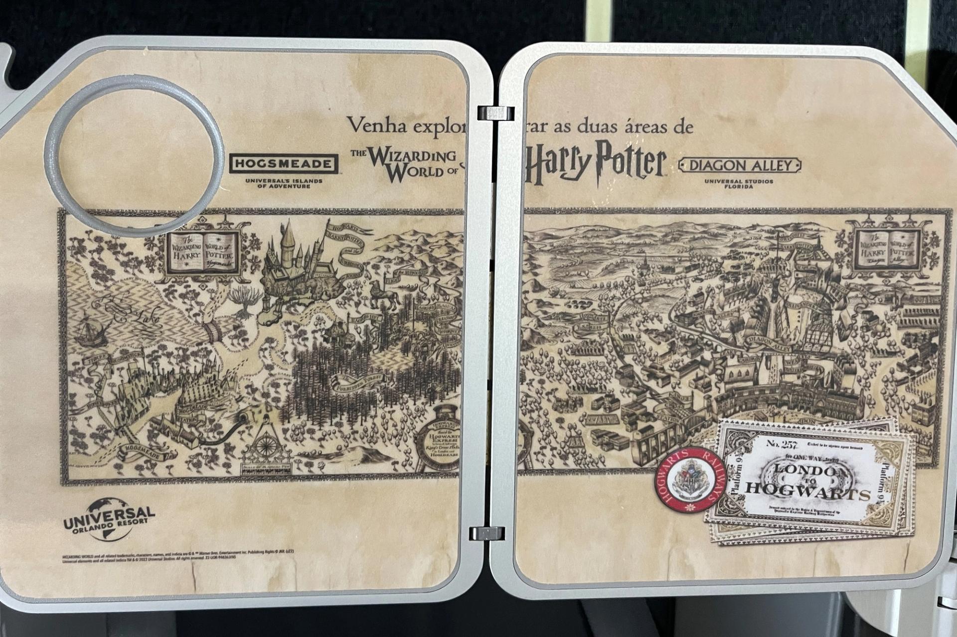 The Harry Potter tray tables.