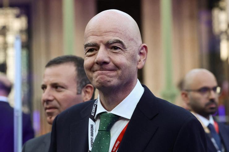 President of FIFA Gianni Infantino