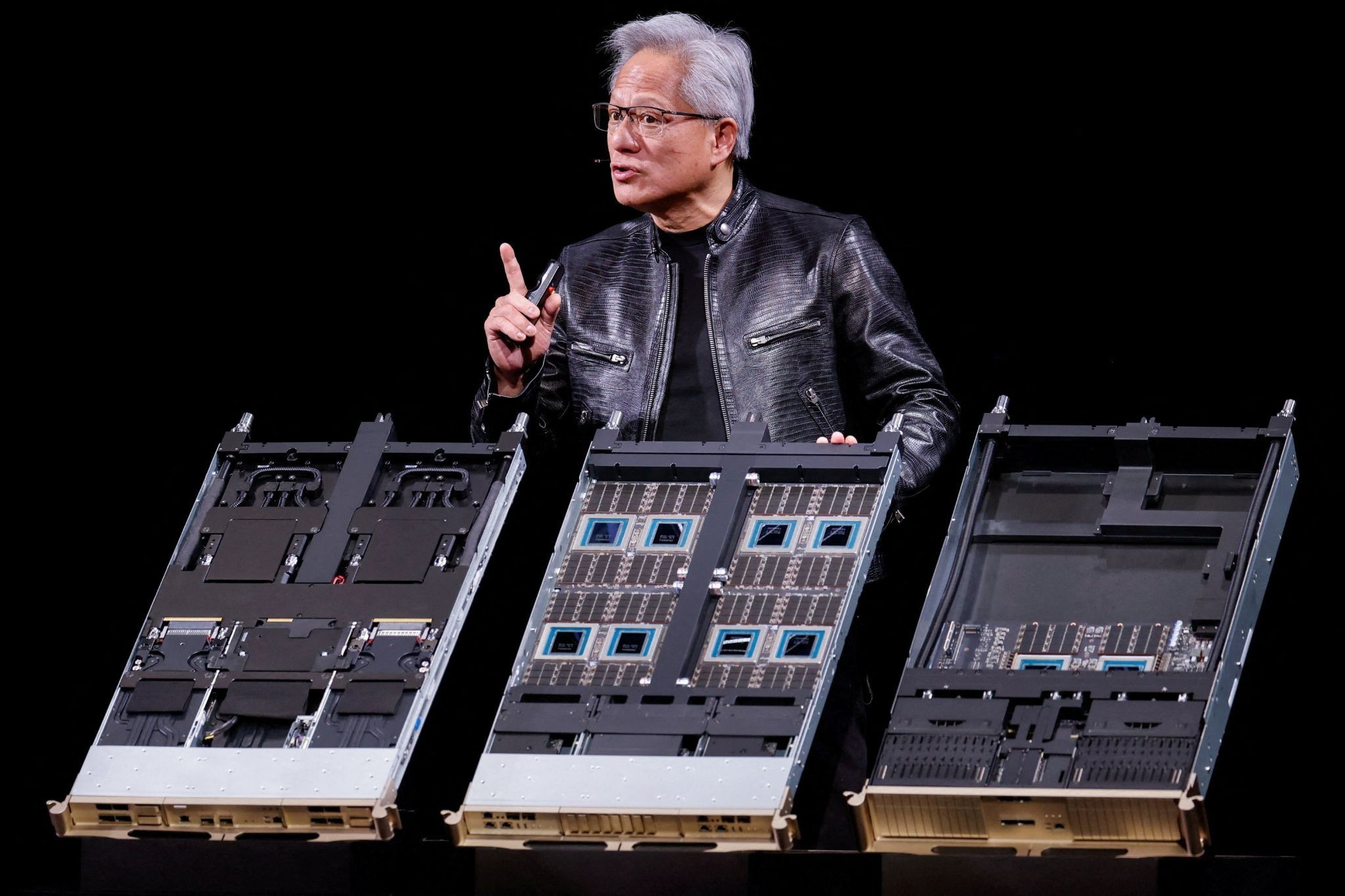 Nvidia CEO Jensen Huang at the Computex trade show in Taiwan. 