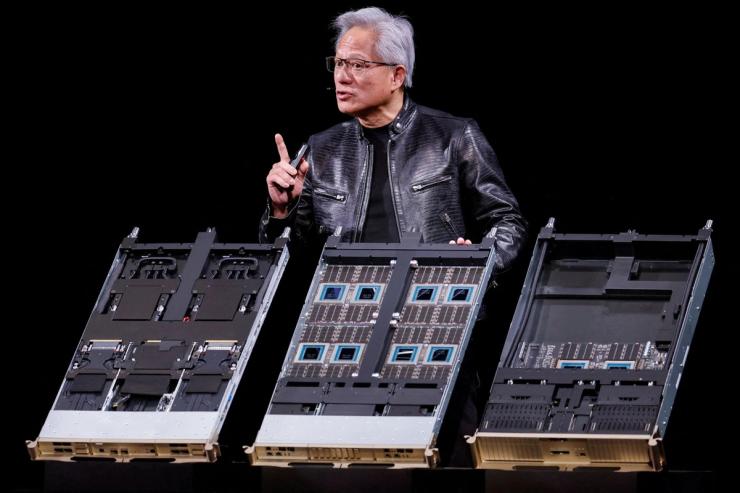 Nvidia CEO Jensen Huang at the Computex trade show in Taiwan.