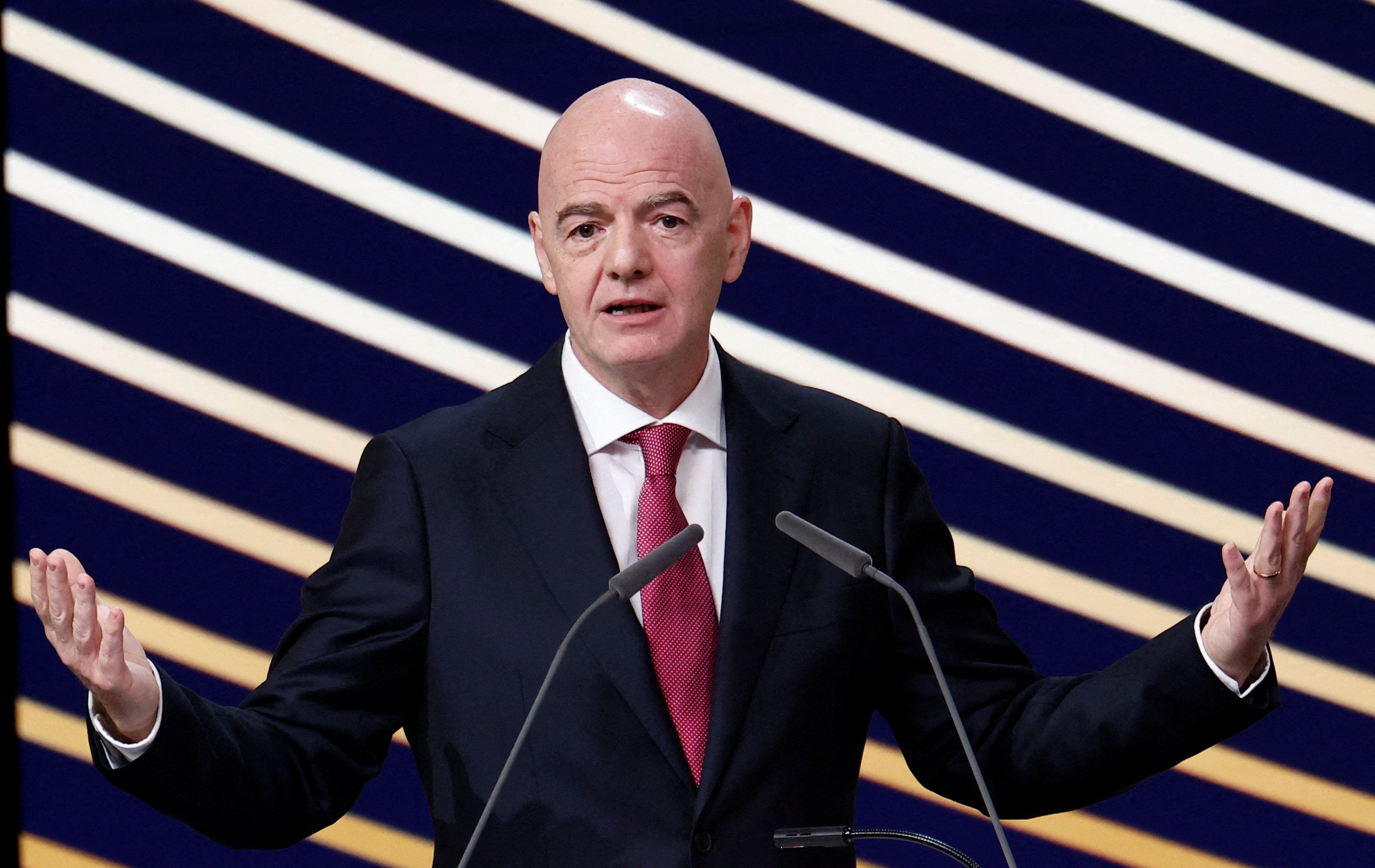 FIFA president Gianni Infantino
