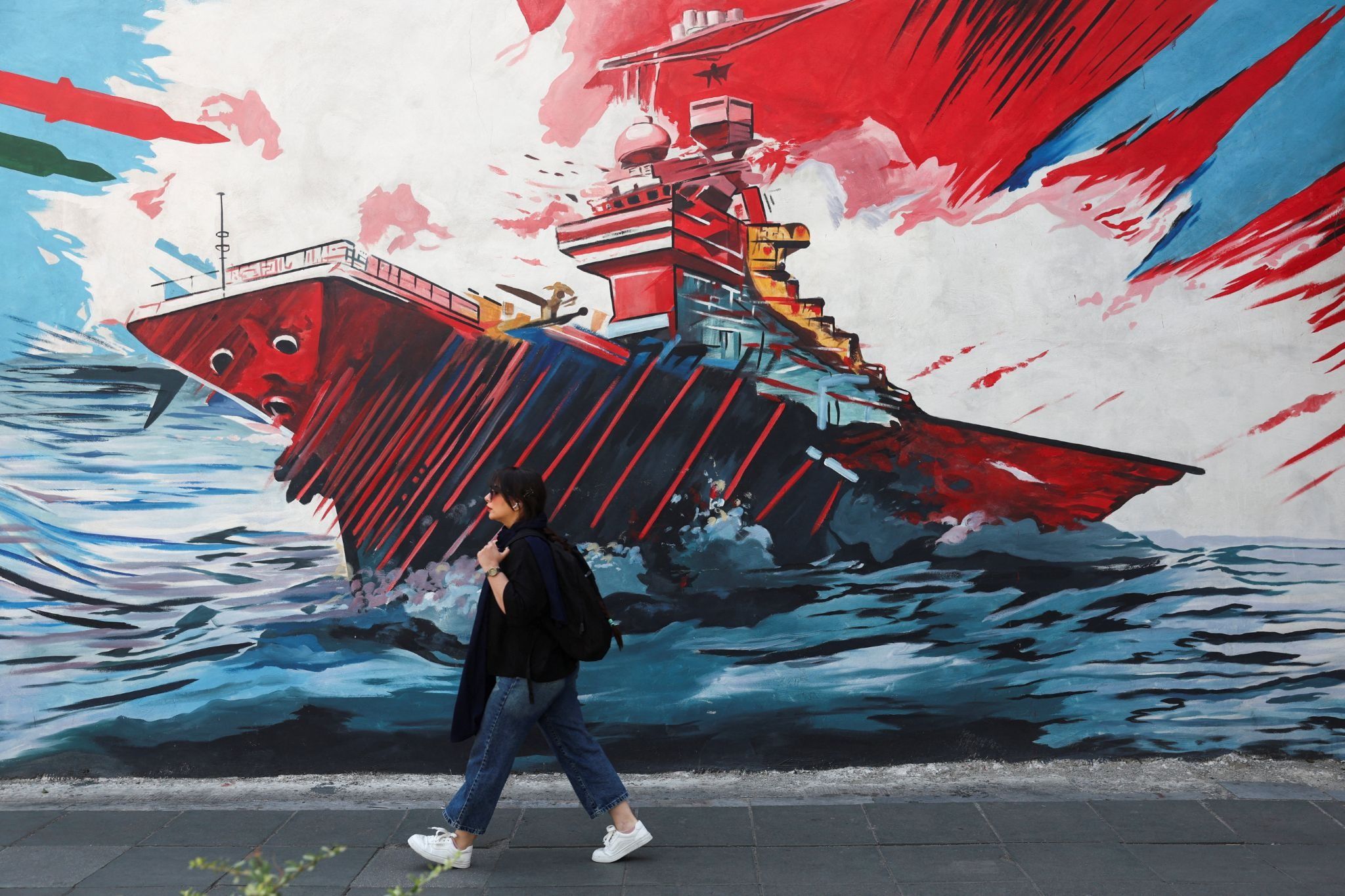 Iranian propaganda in Tehran. 