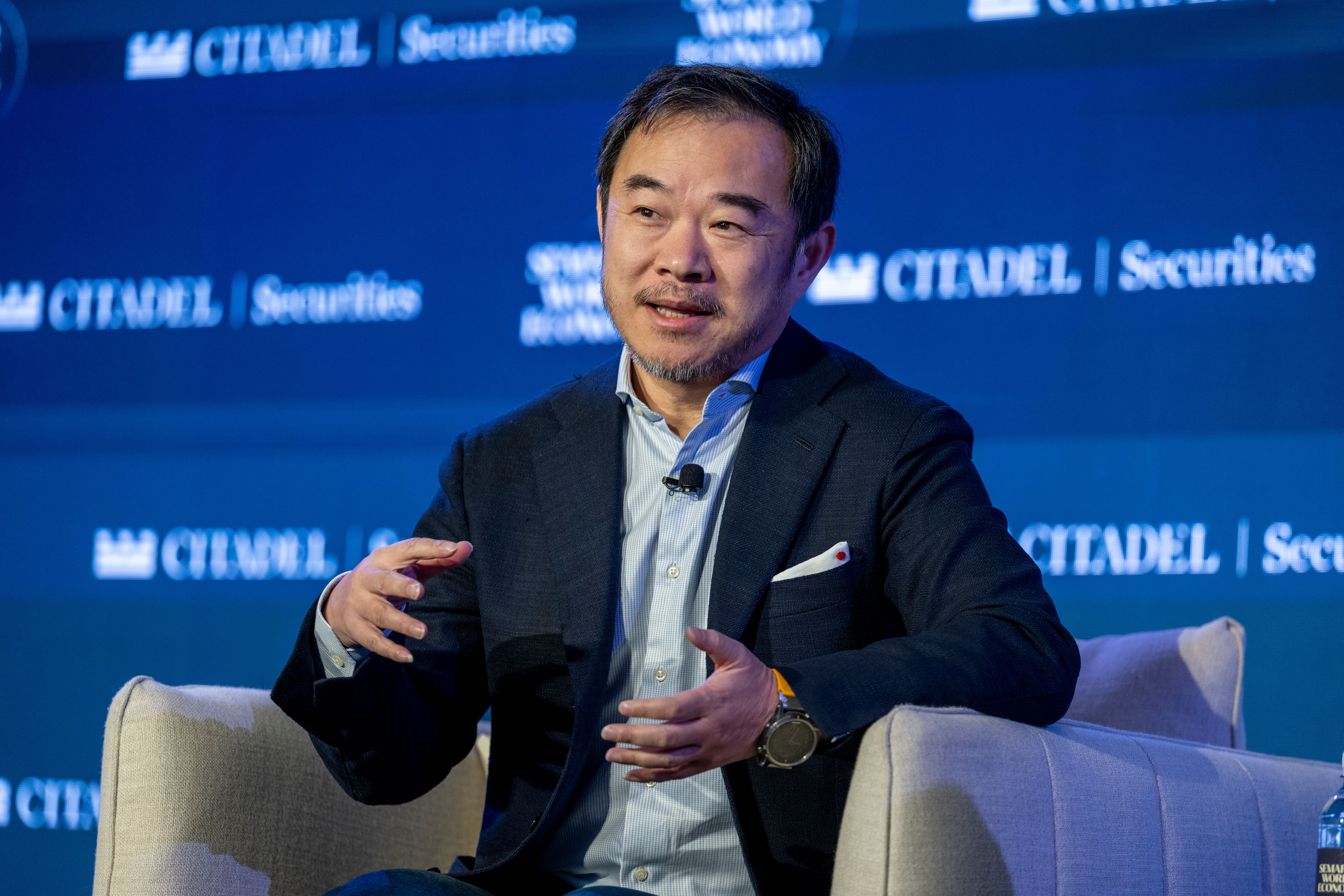 Eric Xing, president of Mohamed bin Zayed University of Artificial Intelligence in Abu Dhabi, at Semafor World Economy 2026.