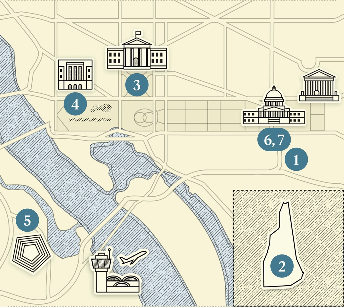A map of DC.