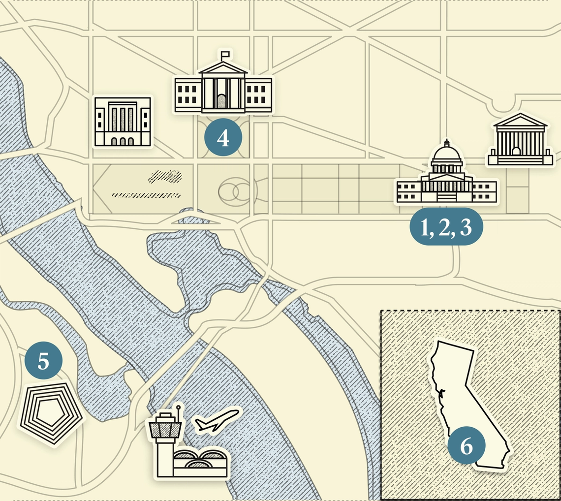 A map of DC.