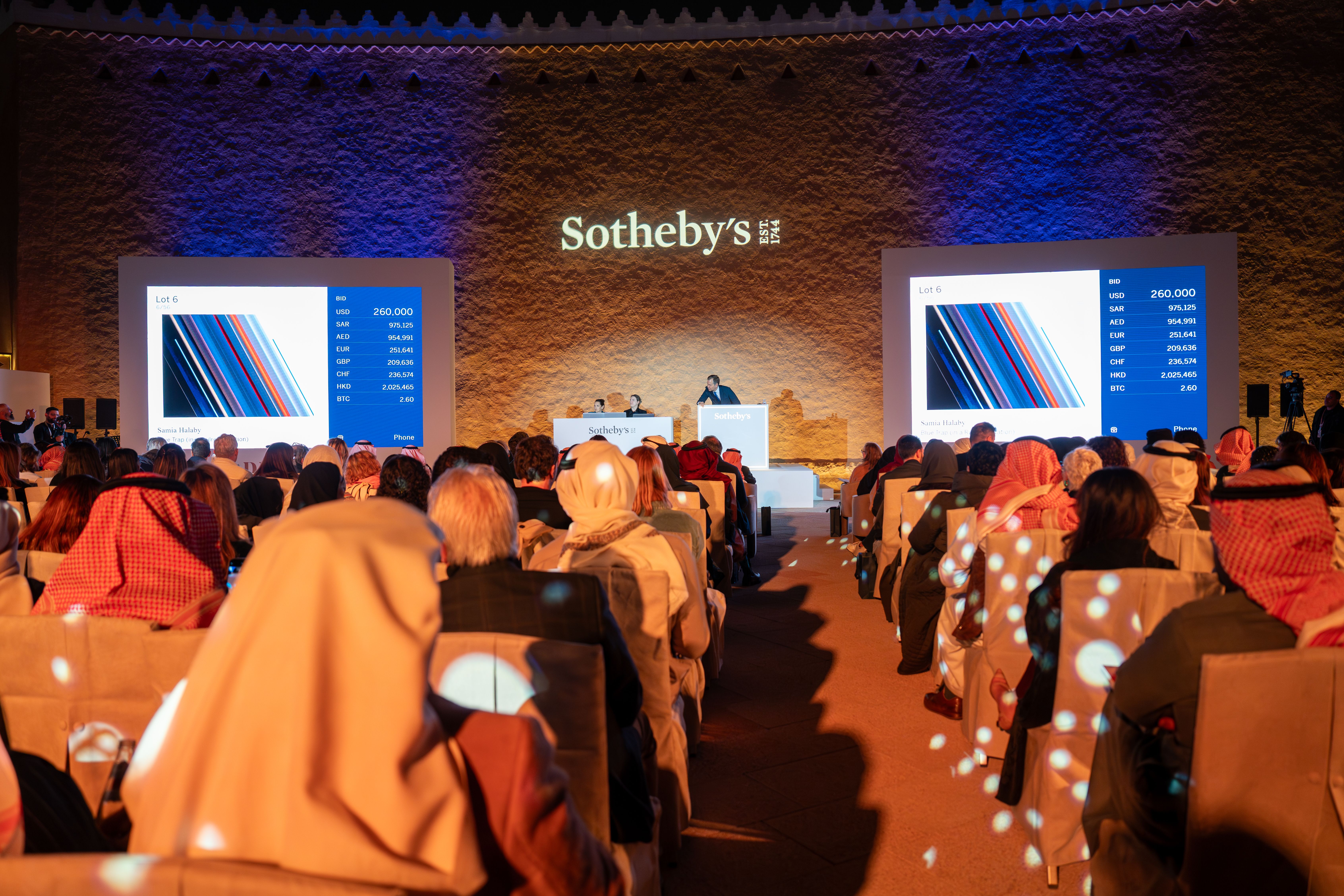 Sotheby’s aucton in Riyadh