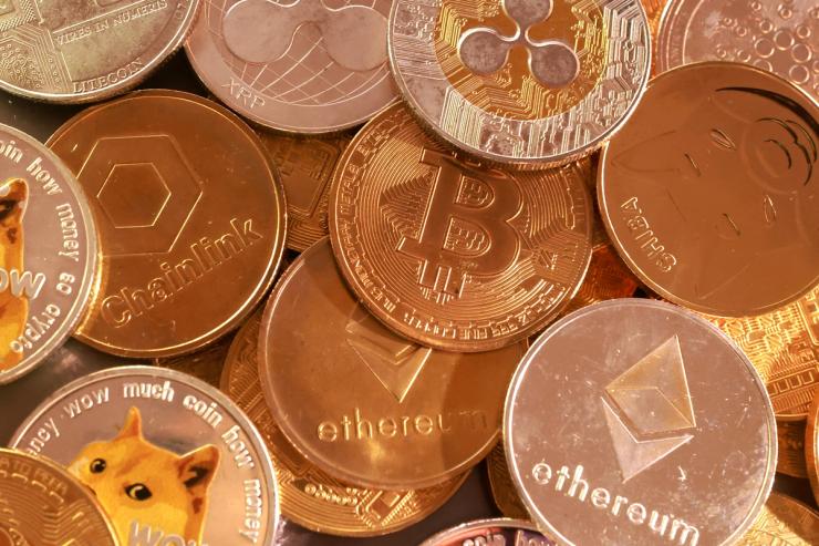 Various crypto tokens