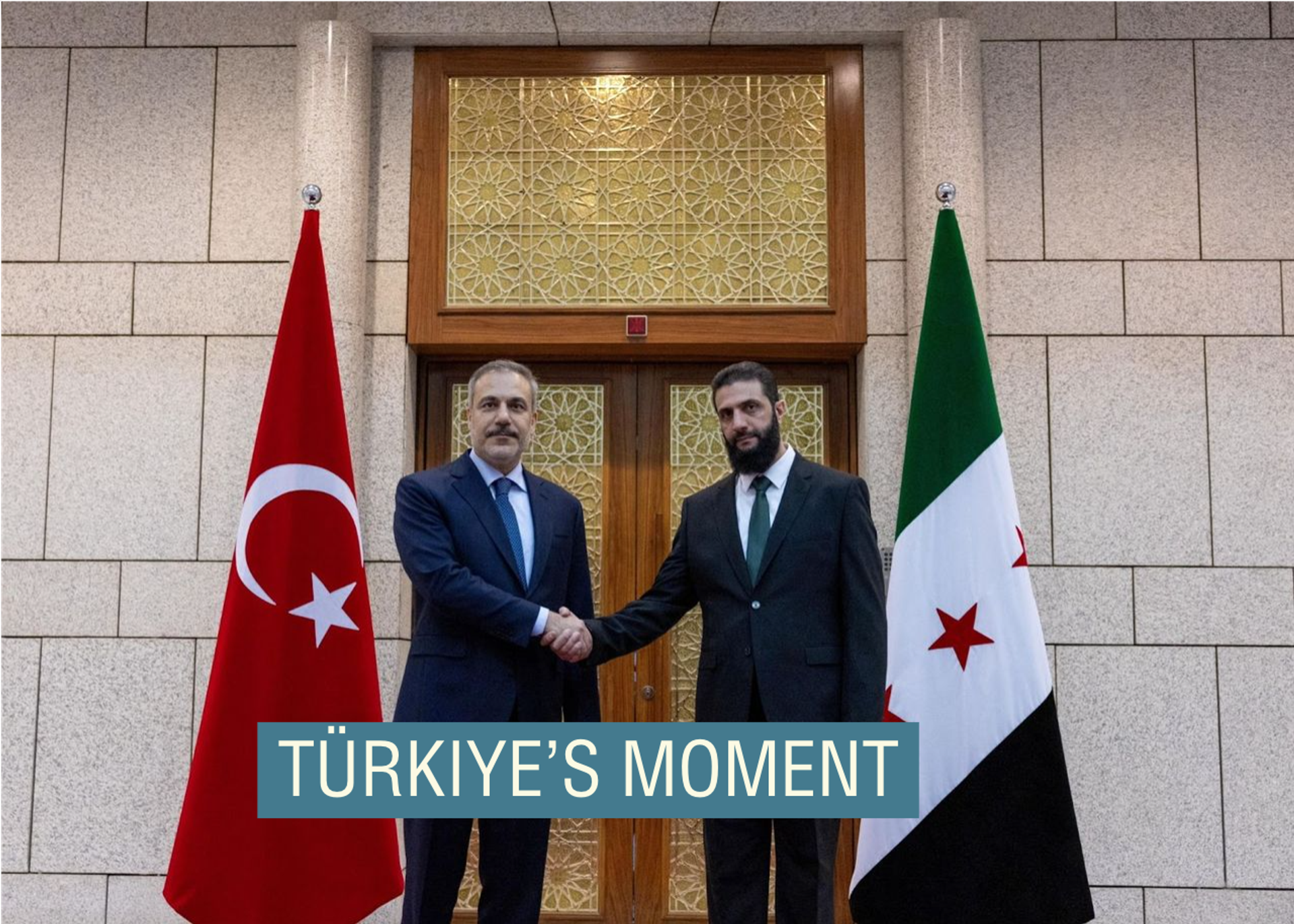 Turkey’s FM Fidan meets with Syria’s de facto leader Ahmed al-Sharaa in Damascus.