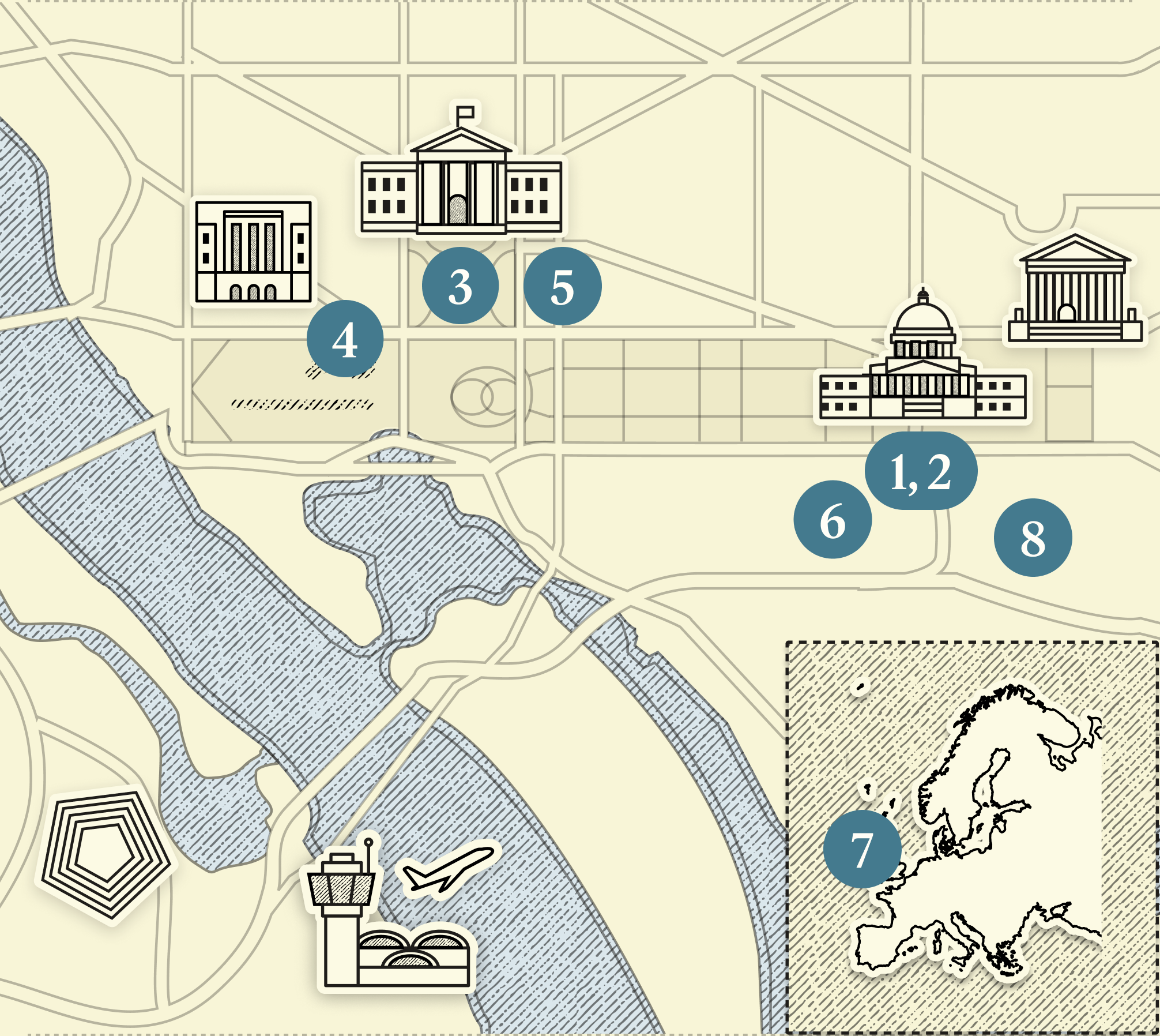 Map of DC.