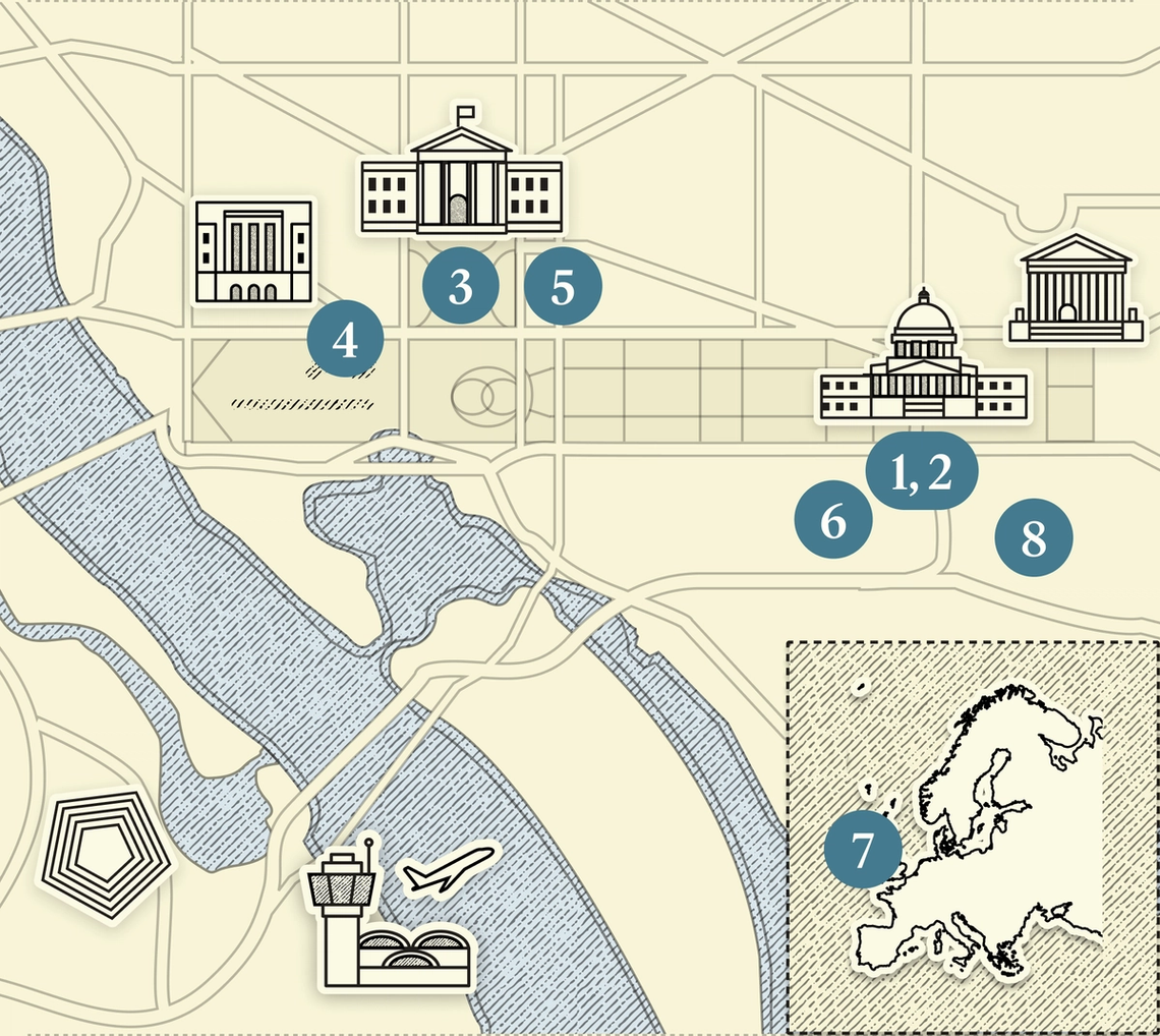 Map of DC.