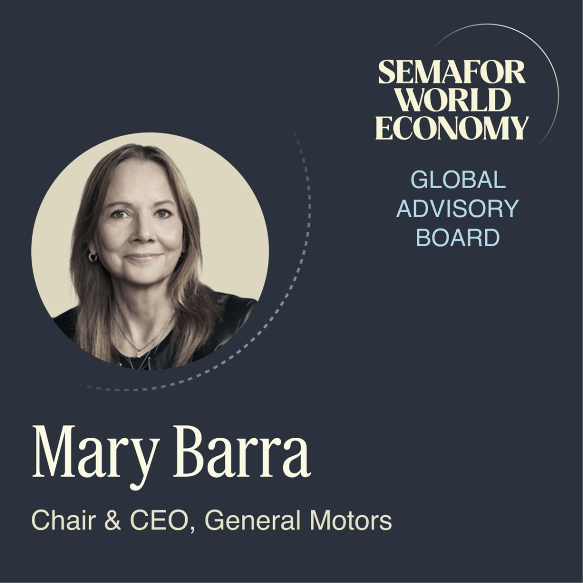 A graphic promoting Semafor’s World Economy Summit.