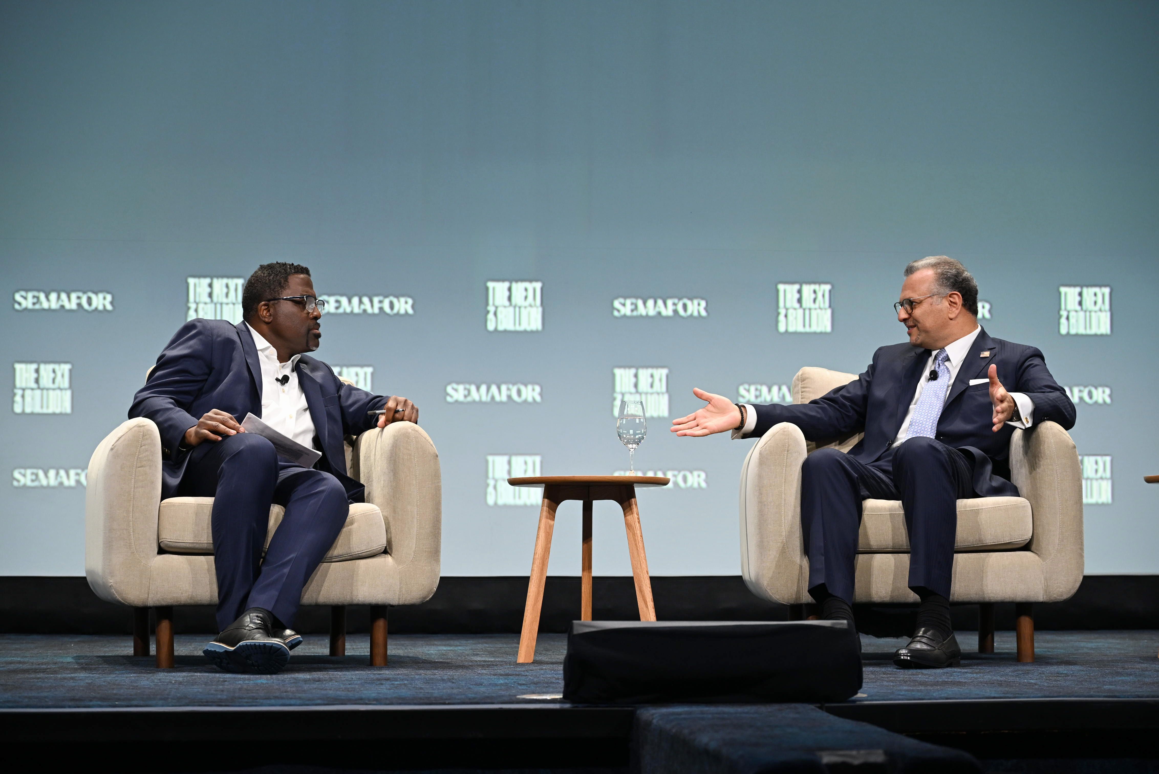 Yinka Adegoke and Massad Boulos