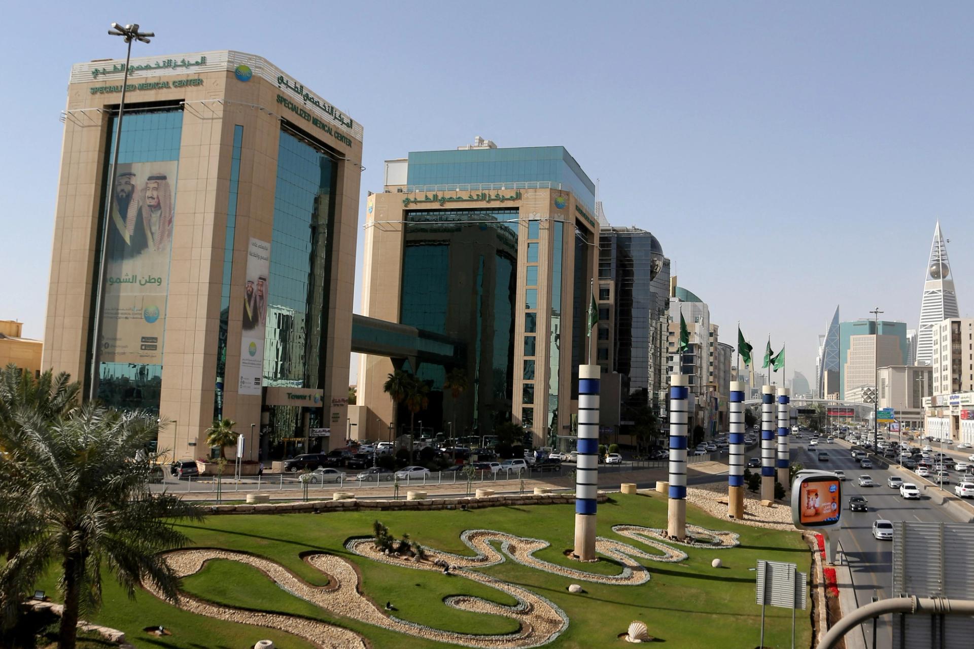 Buildings are seen in Riyadh, Saudi Arabia February 16, 2021. 