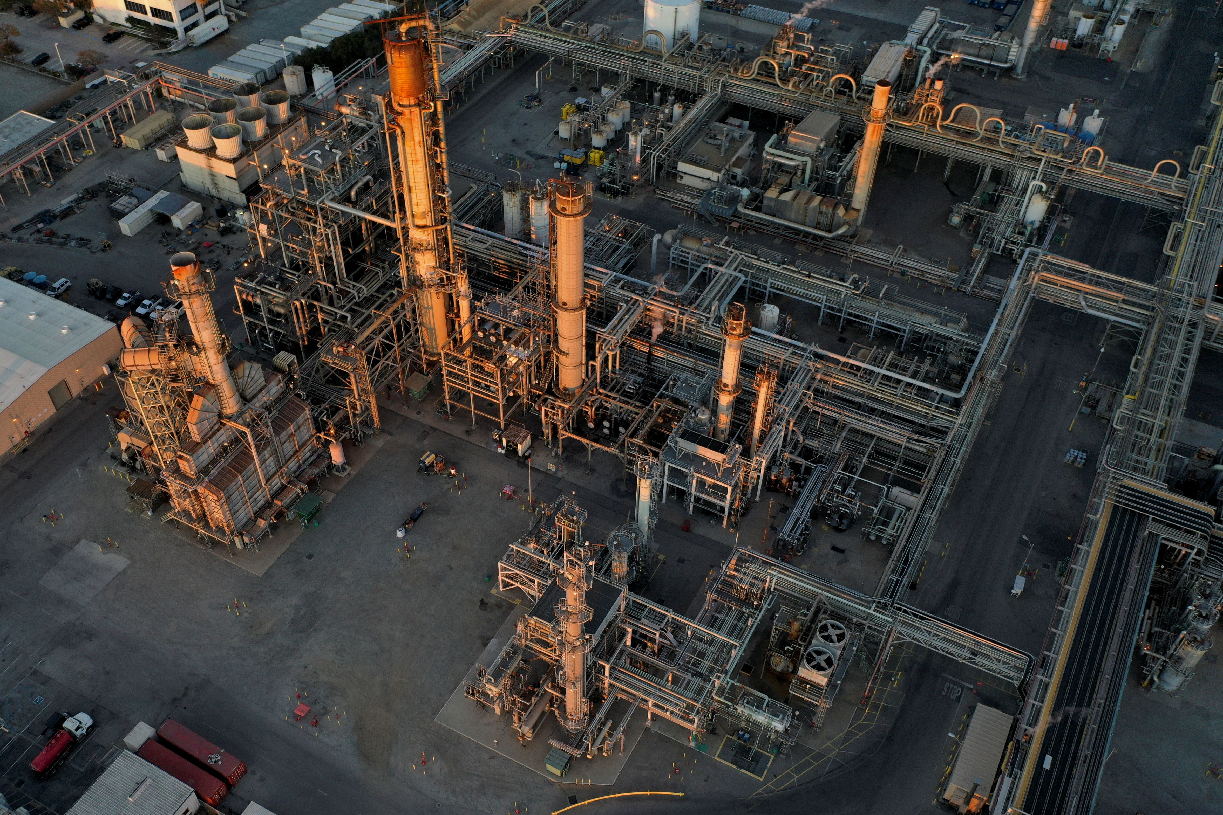 A general view of the Phillips 66 Company’s Los Angeles Refinery