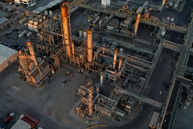 A general view of the Phillips 66 Company’s Los Angeles Refinery
