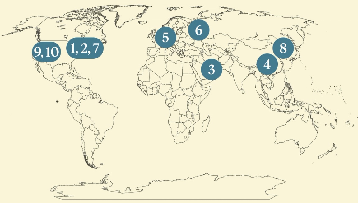 Semafor “World Today” map graphic.