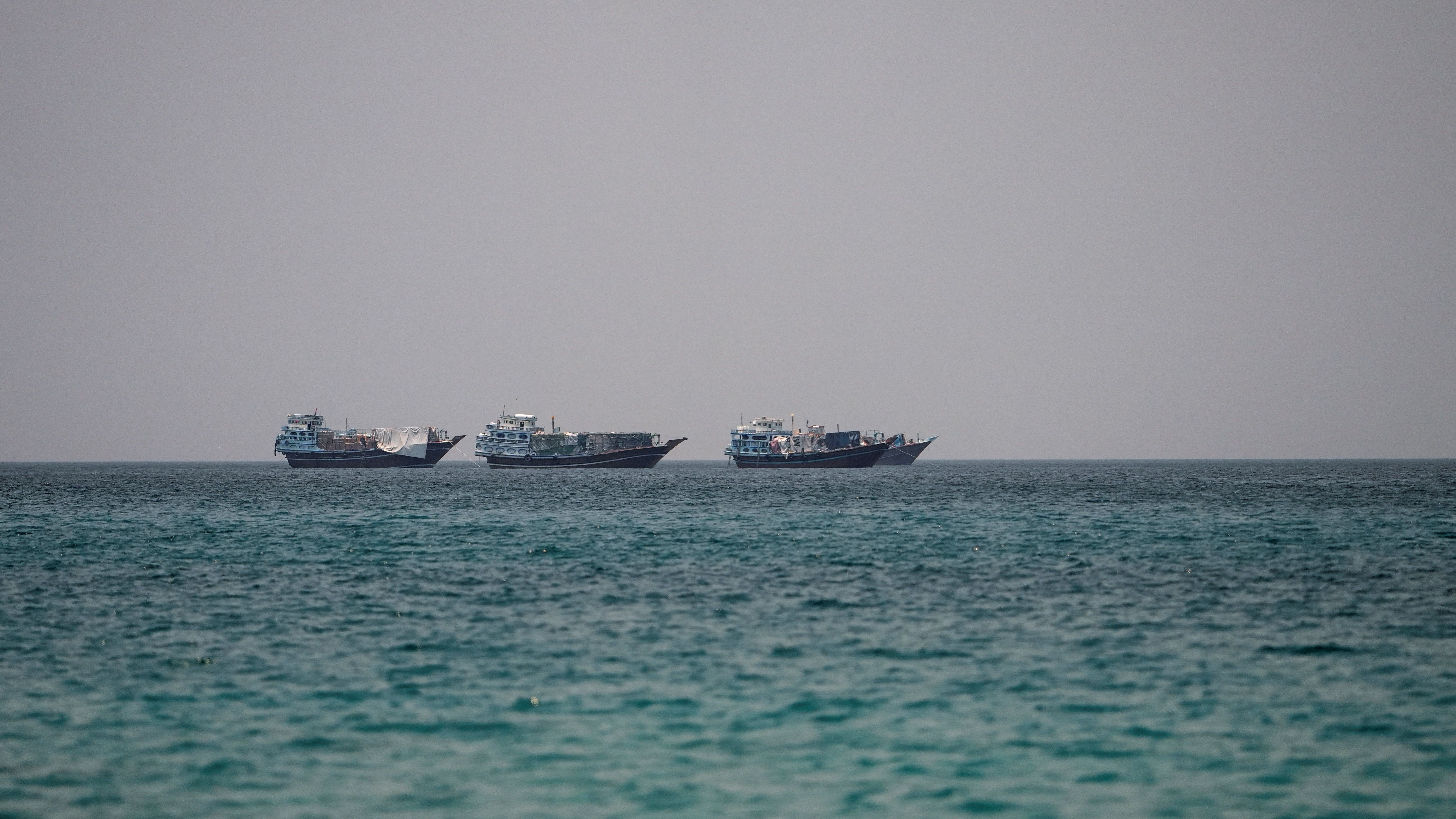 Vessels at the Strait of Hormuz
