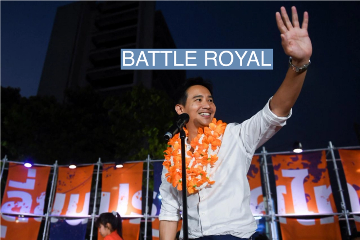 Pita Limjaroenrat, Move Forward Party’s leader and prime ministerial candidate.